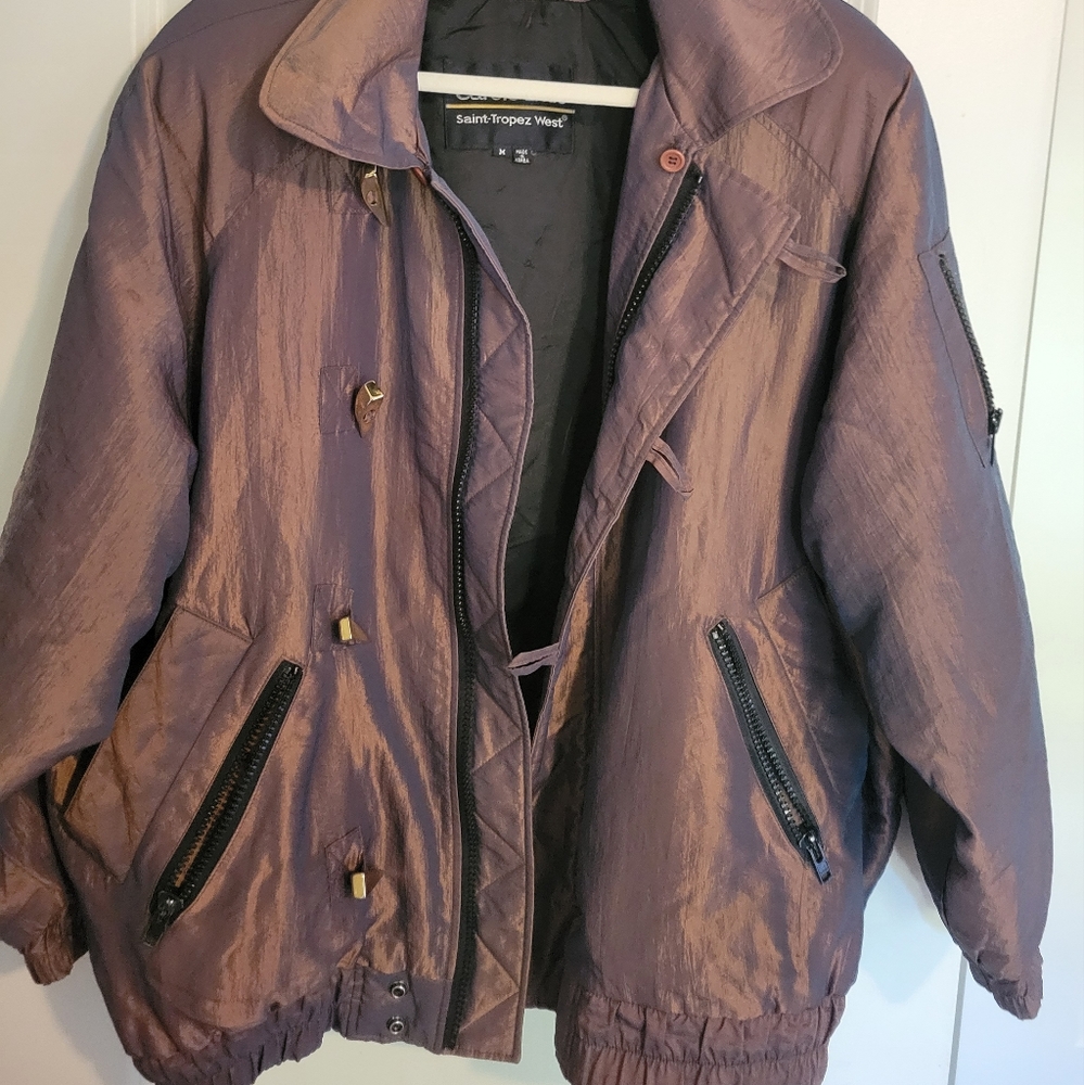 Vintage Bronze Carol Little jacket with detachable fur collar